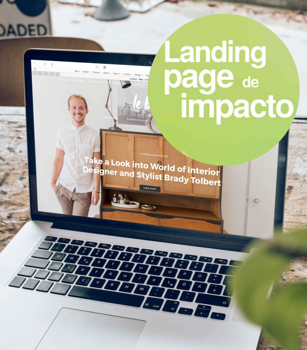 Landing pages Impacto, infopagina.org